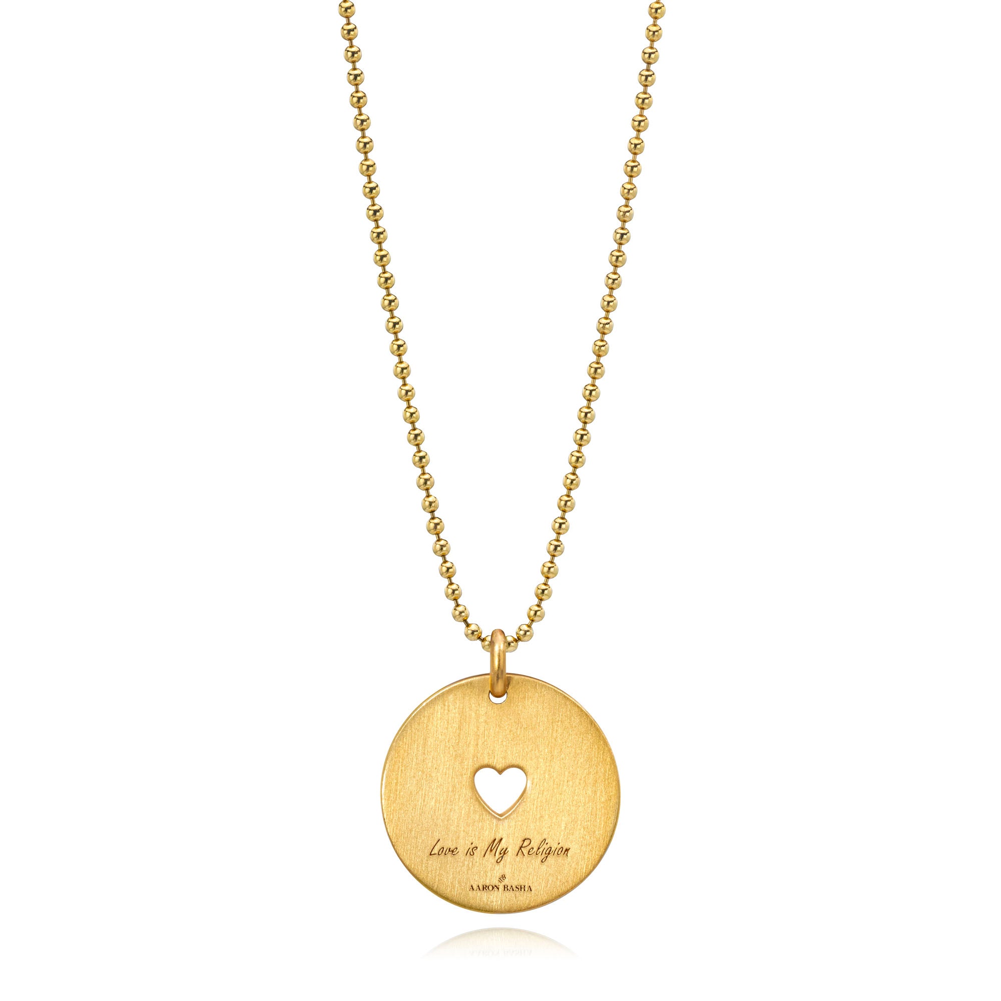 Love is My Religion - Vermeil Yellow Gold